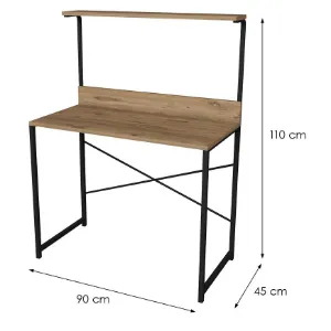 Obrazek Biurko Fd-4590sd-001 Naturalny/Czarny