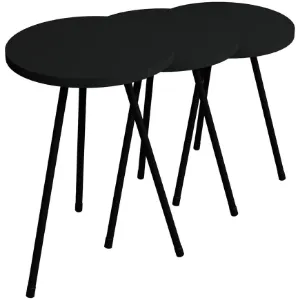 Obrazek Zestaw 3 stolików Fd–3pcts-007 antracyt