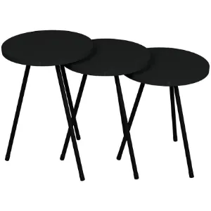 Obrazek Zestaw 3 stolików Fd–3pcts-007 antracyt