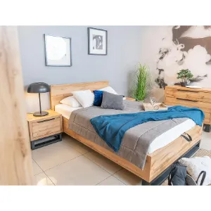 Obrazek Łóżko 140/200 Halle S 50  Dąb Wotan