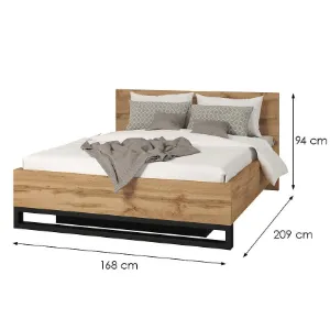 Obrazek Łóżko 160/200 Halle S 51 Dąb Wotan