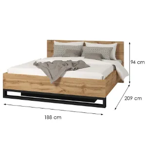 Obrazek Łóżko 180/200 Halle S 52  Dąb Wotan