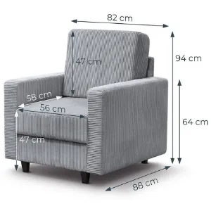 Obrazek Komplet wypoczynkowy Tango New 3+1+1 Poso 55