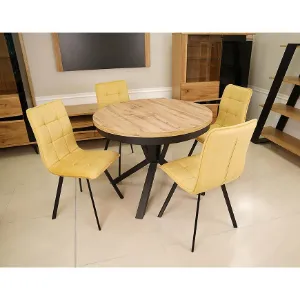 Obrazek Krzesło Orlando Żółte Solar 45