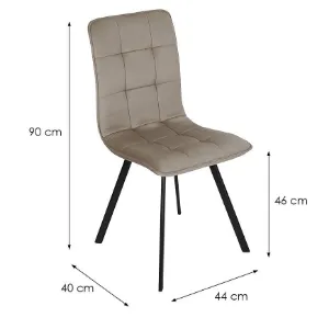 Obrazek Krzesło Orlando Cappucino Solar 16