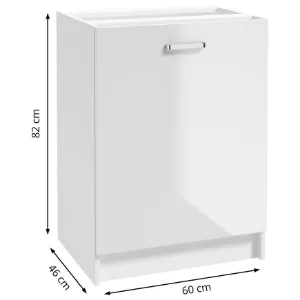 Obrazek Szafka kuchenna Arosa B60 1D0S biała