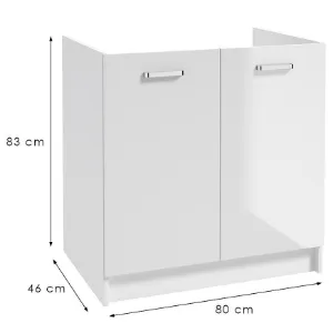 Obrazek Szafka kuchenna Arosa D80 2D0S biała