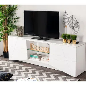 Obrazek Szafka RTV Cadiz Biały 11008372