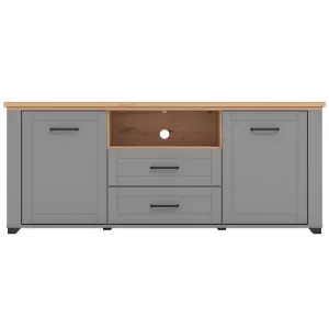 Obrazek Szafka RTV Valencia Grafit/Artisan 11011388