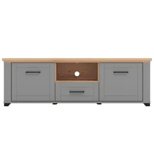 Obrazek Szafka RTV Valencia Grafit/Artisan 11011386