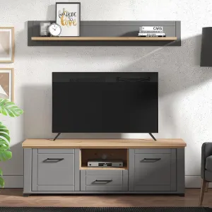 Obrazek Szafka RTV Valencia Grafit/Artisan 11011386