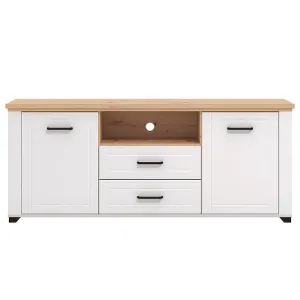 Obrazek Szafka RTV Valencia Artisan/Biały 11011387