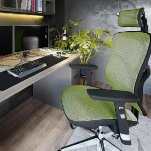 Obrazek Fotel Biurowy Diablo V-Basic Czarny/Zielony