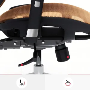 Obrazek Fotel Biurowy Diablo V-Basic Czarny/Pomarańczowy