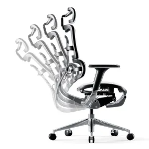 Obrazek Fotel Biurowy Diablo V-Master Czarny/Biały