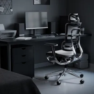 Obrazek Fotel Biurowy Diablo V-Master Czarny/Biały