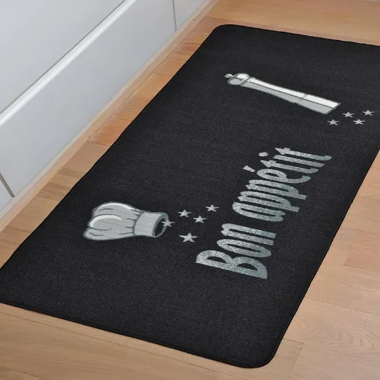 Obrazek Dywan do kuchni 0,67/1,2 KMDV205 CB G9 czarny