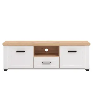 Obrazek Szafka RTV Valencia Artisan/Biały 11011385