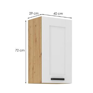 Obrazek Szafka kuchenna LUNA biały mat/artisan 40g-72 1f