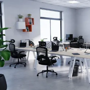 Obrazek Fotel Biurowy Diablo V-Light Czarny