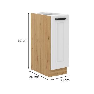 Obrazek Szafka kuchenna LUNA biały mat/artisan 30d cargo bb