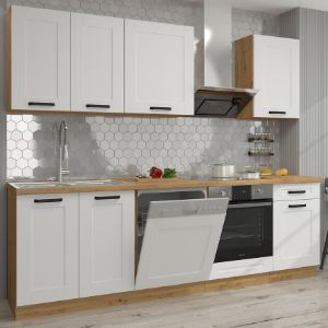 Obrazek Szafka kuchenna Luna biały mat/artisan 50 Nagu-36 1F