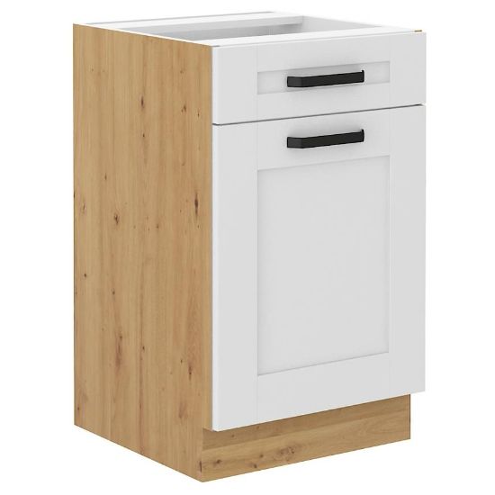 Obrazek Szafka kuchenna LUNA biały mat/artisan 50d 1f 1s bb