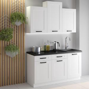 Obrazek Szafka kuchenna LUNA biały mat/biały 80g-90 2f