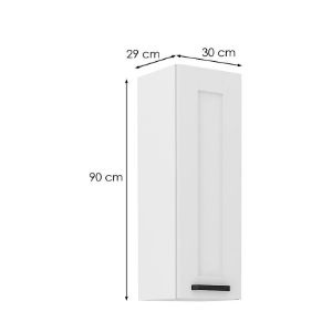 Obrazek Szafka kuchenna LUNA biały mat/biały 30g-90 1f