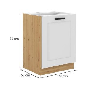 Obrazek Szafka kuchenna LUNA biały mat/artisan 60d 1f bb