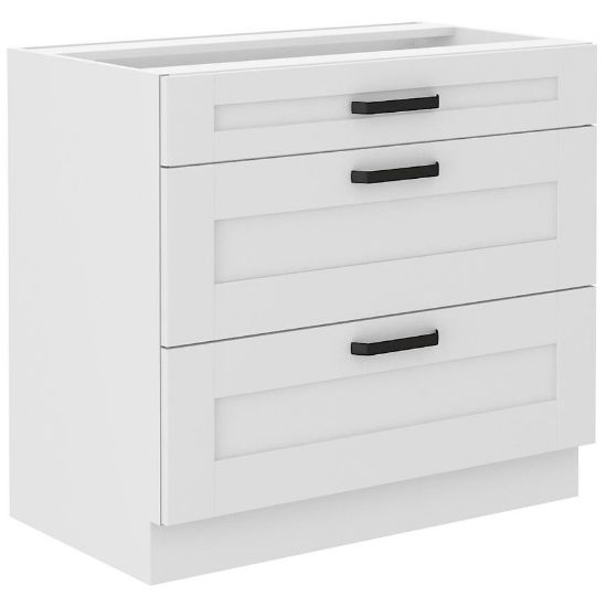 Obrazek Szafka kuchenna LUNA biały mat/biały 80d 3s bb