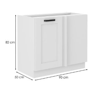 Obrazek Szafka kuchenna LUNA biały mat/biały 105 nd 1f bb