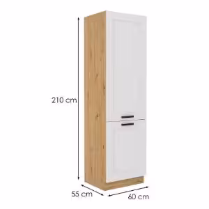 Obrazek Szafka kuchenna LUNA biały mat/artisan 60lo-210 2f