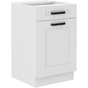 Obrazek Szafka kuchenna LUNA biały mat/biały 50d 1f 1s bb