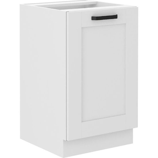 Obrazek Szafka kuchenna LUNA biały mat/biały 50zl 1f bb