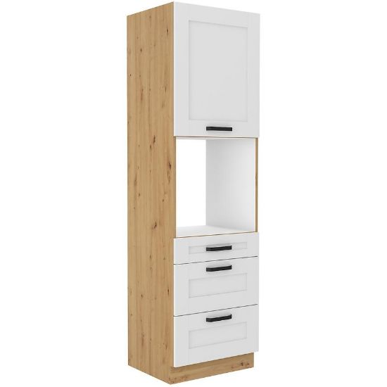 Obrazek Szafka kuchenna LUNA biały mat/artisan 60dps-210 3s 1f