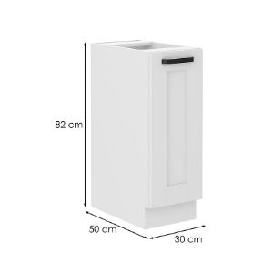 Obrazek Szafka kuchenna LUNA biały mat/biały 30d cargo bb