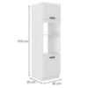 Obrazek Szafka kuchenna LUNA biały mat/biały 60dmp-210 2f