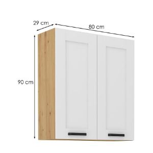 Obrazek Szafka kuchenna LUNA biały mat/artisan 80g-90 2f