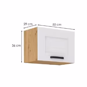 Obrazek Szafka kuchenna LUNA biały mat/artisan 50gu-36 1f