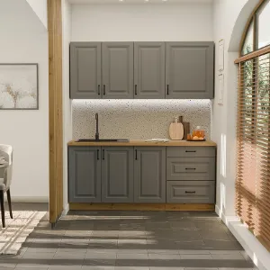 Obrazek Kuchnia Stilo Dustgrey/Artisan 180cm Bez Blatu