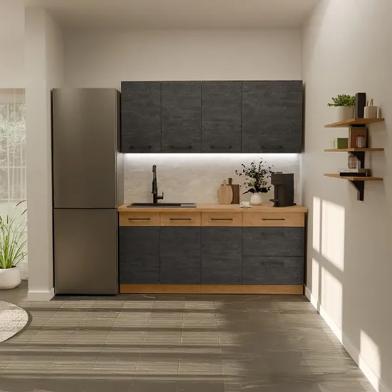 Obrazek Kuchnia Vigo Dark 180cm Bez Blatu