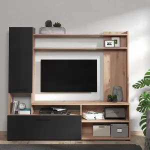 Obrazek Meblościanka Braga Artisan/Czarny 11011452