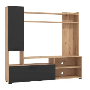 Obrazek Meblościanka Braga Artisan/Czarny 11011452