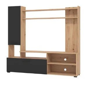 Obrazek Meblościanka Braga Artisan/Czarny 11011452