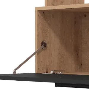 Obrazek Meblościanka Braga Artisan/Czarny 11011452