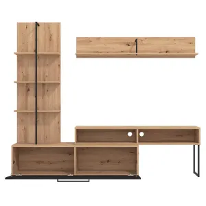 Obrazek Meblościanka Evora Artisan/Czarny 11011202