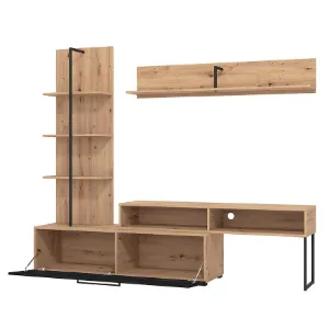 Obrazek Meblościanka Evora Artisan/Czarny 11011202