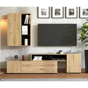 Obrazek Meblościanka Balos Artisan/Czarny 11013505