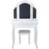 Obrazek Toaletka z taboretem 9572 Sylvia Opium 3 biały
